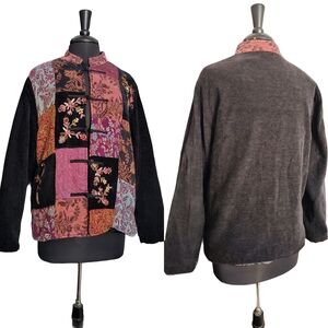 White Stag Pink and Black Paisley Jacket